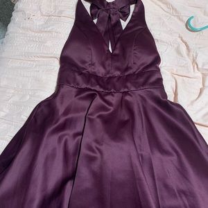 Shade of purple homecoming dress